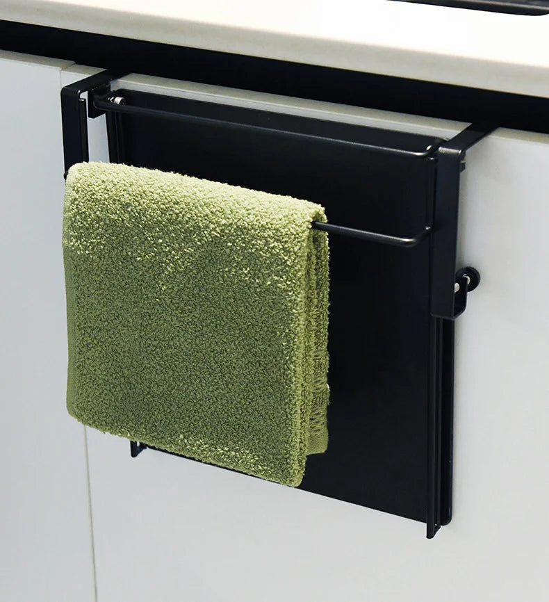 Foldable Countertop Shelf - Carbon Steel Cabinet Door Organizer with Multi-Functional Board - Space Saving Kitchen & Home Storag