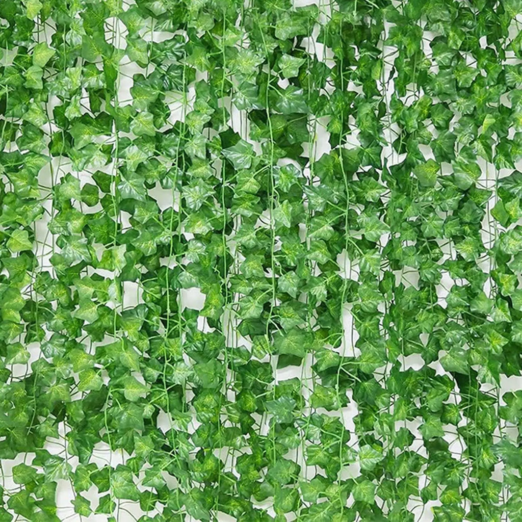 120/2m Artificial Ivy Leaf Rattan Creeper Leaves Vine Hanging Garland DIY Fake Flower Plant Garden Wedding Party Home Decoration