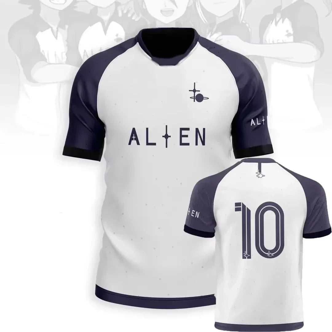 Japan Anime Soccer Jersey Inazuma Eleven Kaio T-shirt Top Vintage Men Women Clothes Harajuku Y2k Tops Sports Unisex Tee Clothing