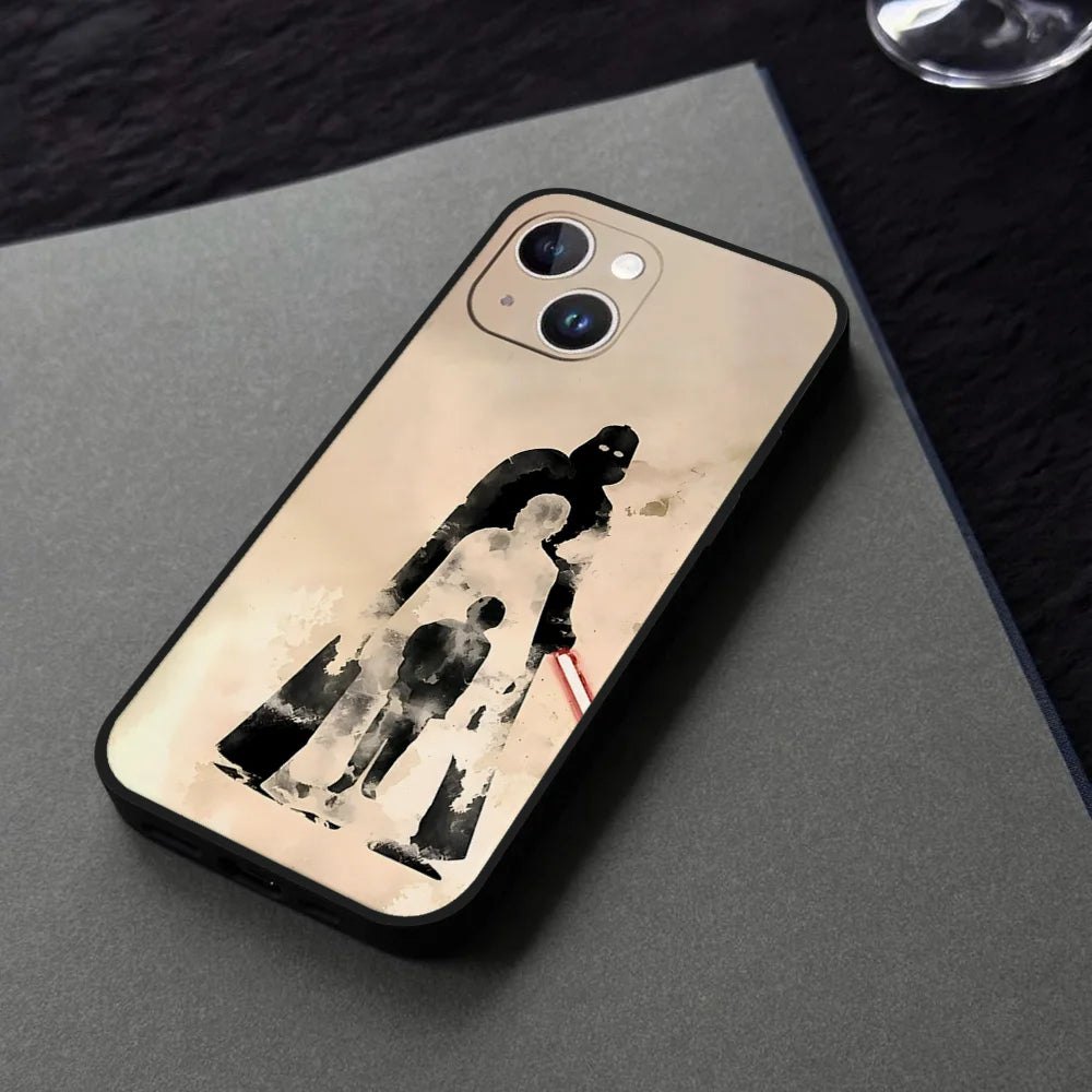 Cool A- Anakin S-Skywalker Phone Case For Iphone 16 15 11 13 14 Pro Max 7 8 Plus X Xr Xs Max 12mini Black Shell Cover Case