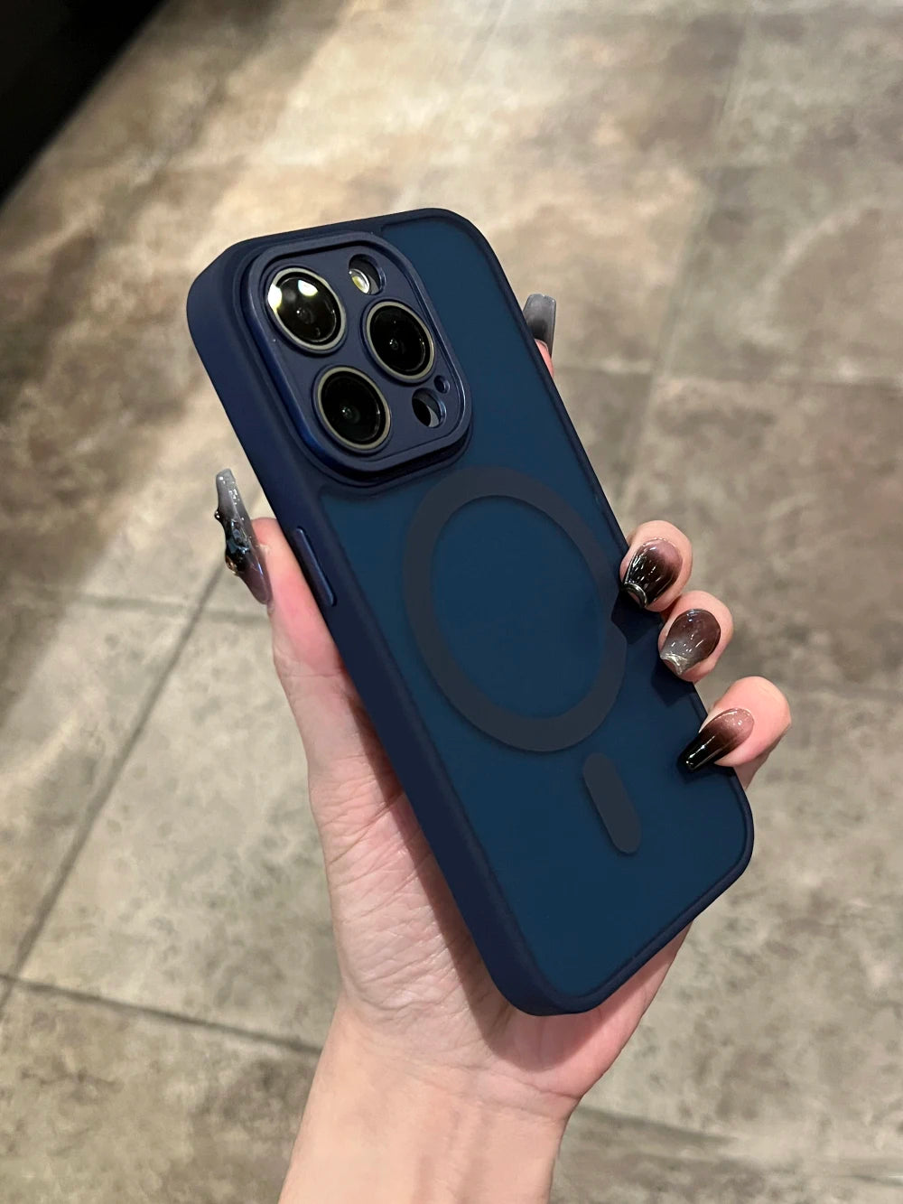 Matte For Magsafe Magnetic Case For iPhone 16 15 Pro Max 14 13 12 11 Frosted Translucent Wireless Charge Shockproof Bumper Cover