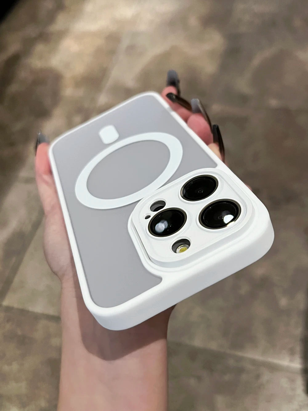 Matte For Magsafe Magnetic Case For iPhone 16 15 Pro Max 14 13 12 11 Frosted Translucent Wireless Charge Shockproof Bumper Cover