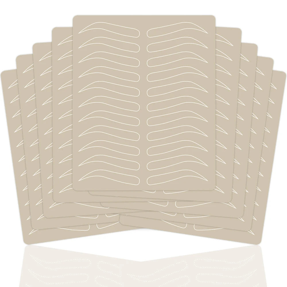 20/10/5/3/1Pcs Microblading Eyebrow Tattoo Practice Skin Eyebrow Permanent Makeup Supplies PMU Eyebrow Tattoo Training Skin