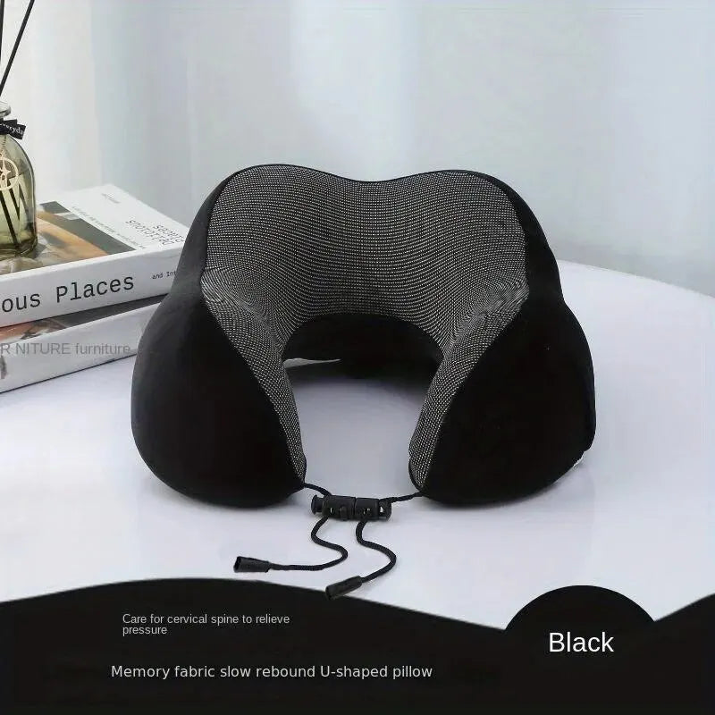 Soft Travel Pillow U Shaped Travel Healthcare Memory Foam Neck Cervical Airplane Pillow Neck Cushion