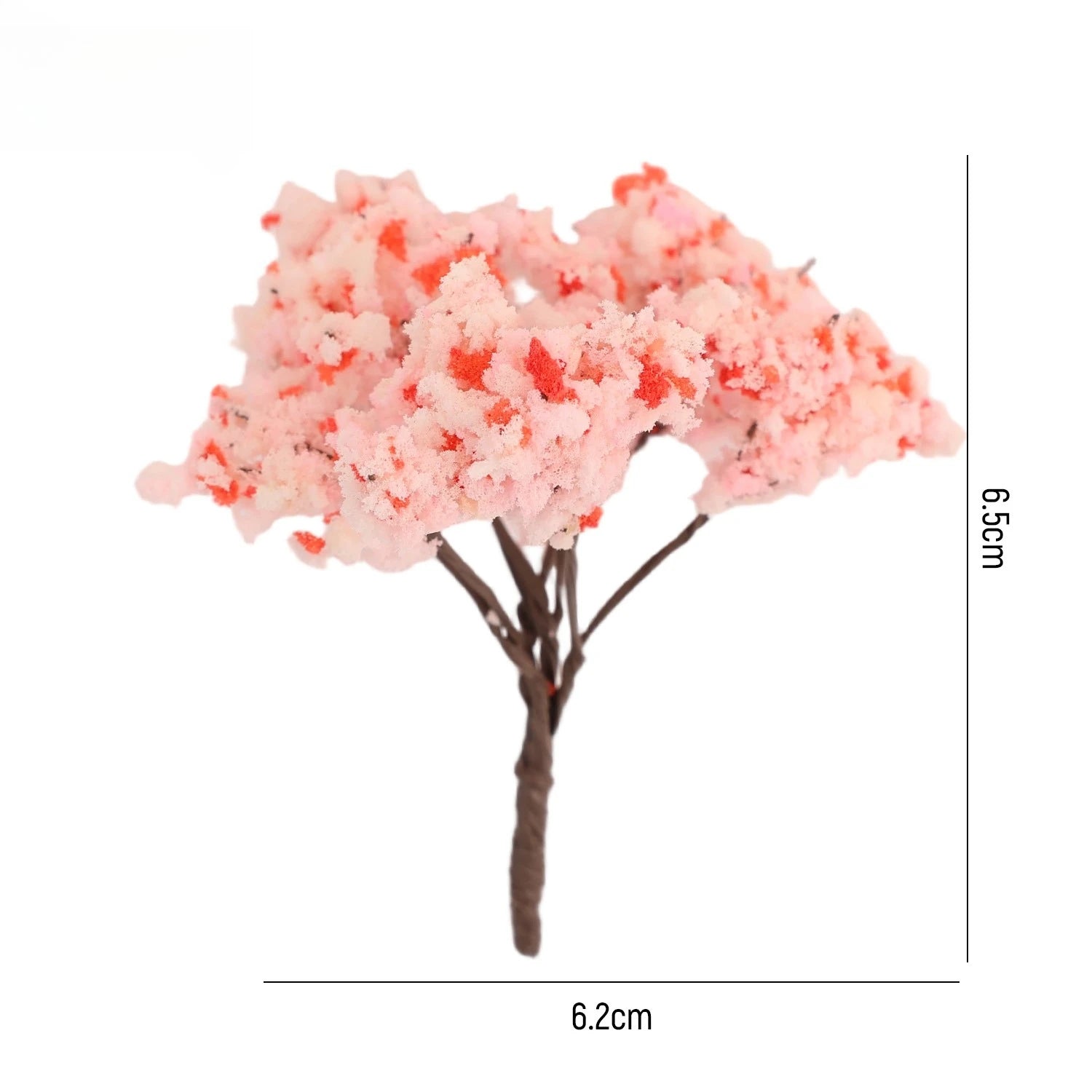DIY Miniature Artificial Landscape Trees Micro Flower Tree Figurines Artificial Scenery Tree Moss Bonsai Ornament Tabletop Decor