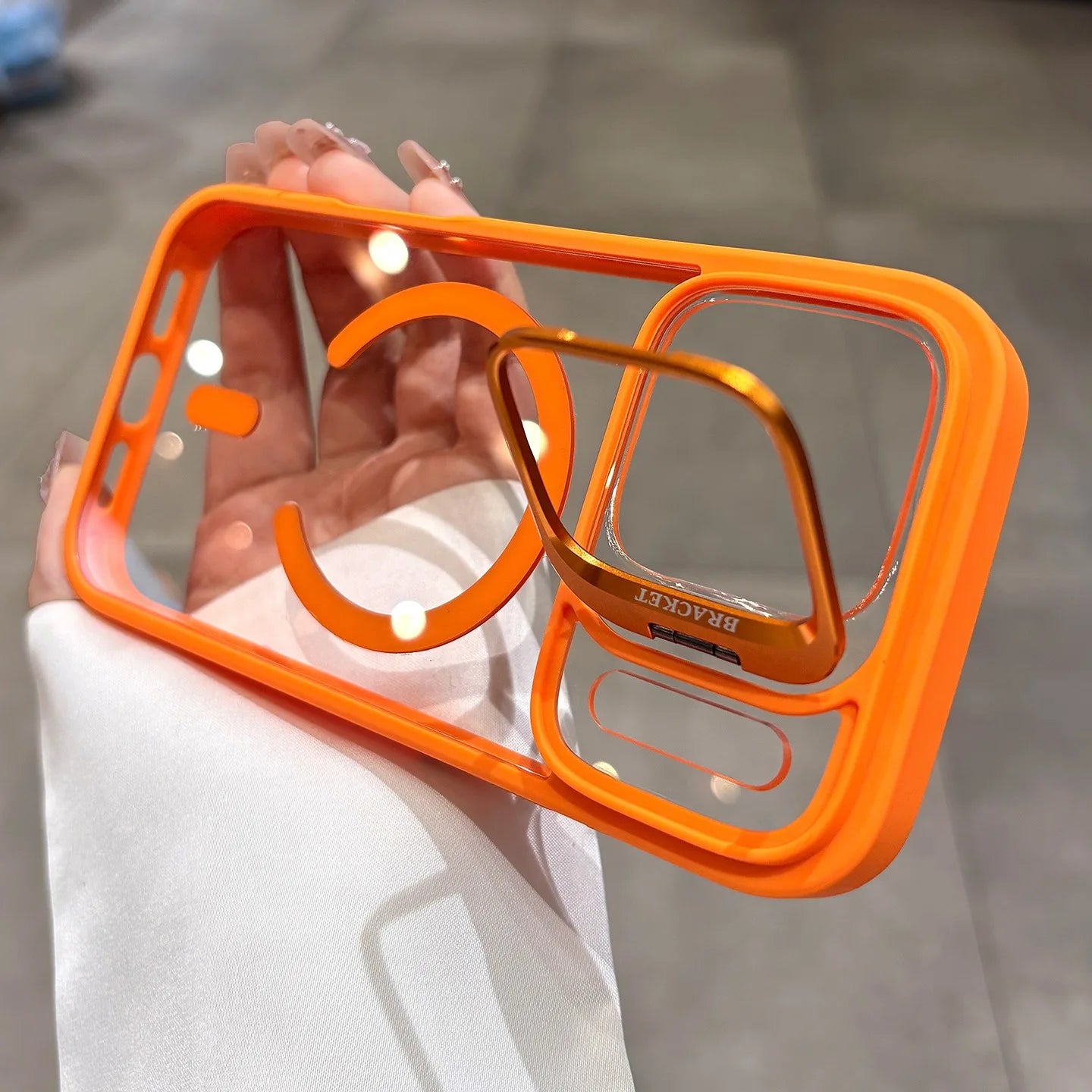 For iPhone Air 17 ProMax Wrist Strap Lanyard Camera Bracket Magsafe Case for iPhone 17 15 16 12 11 13 14 Pro Max Plus Cover