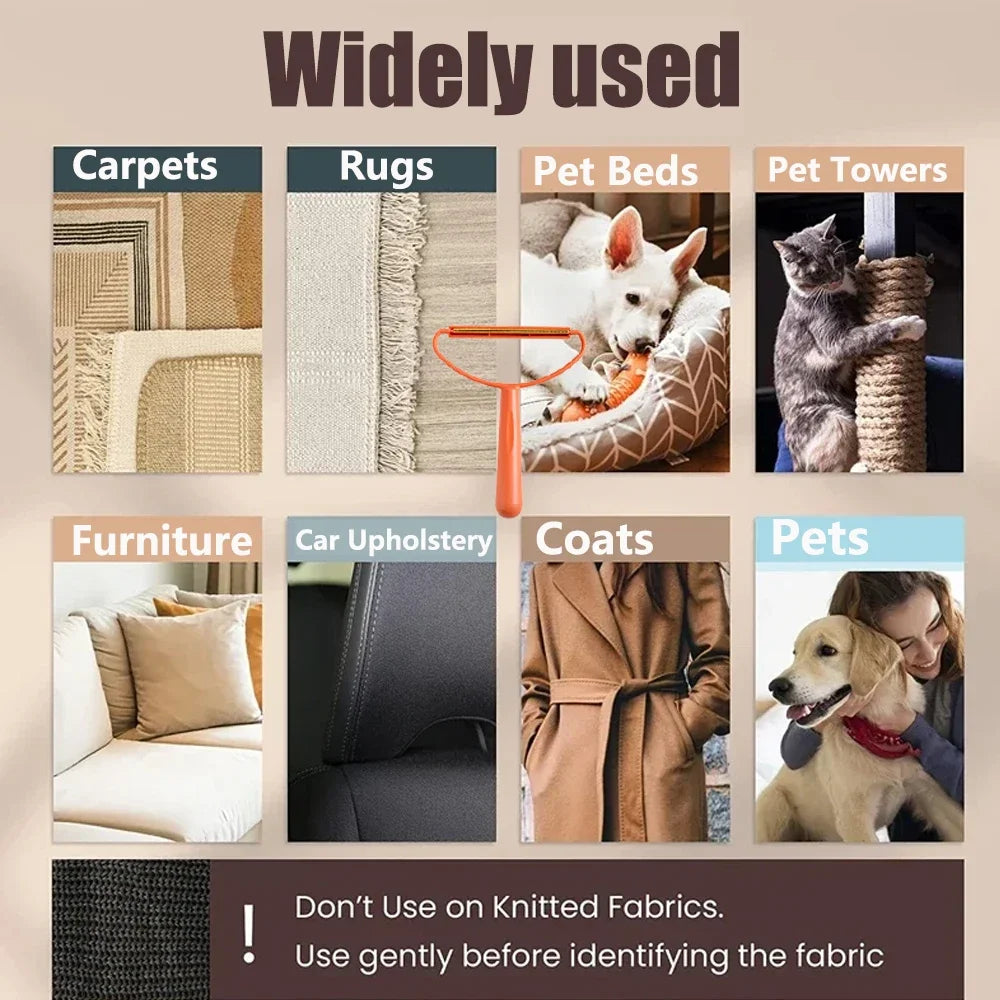 1-50Pcs Clothes Hair Scraper Pet Manual Lint Removal Coat Clothes Double Sided Hair Removal Shaver Brush Tool for Carpet Wool