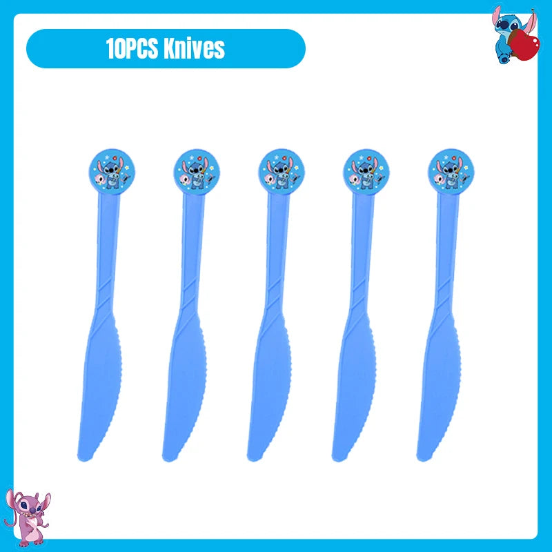 Disney Stitch Birthday Party Decoration Tableware Balloon Cup Plate Banner Backdrop Lilo And Stitch Theme Party Supplies Favors