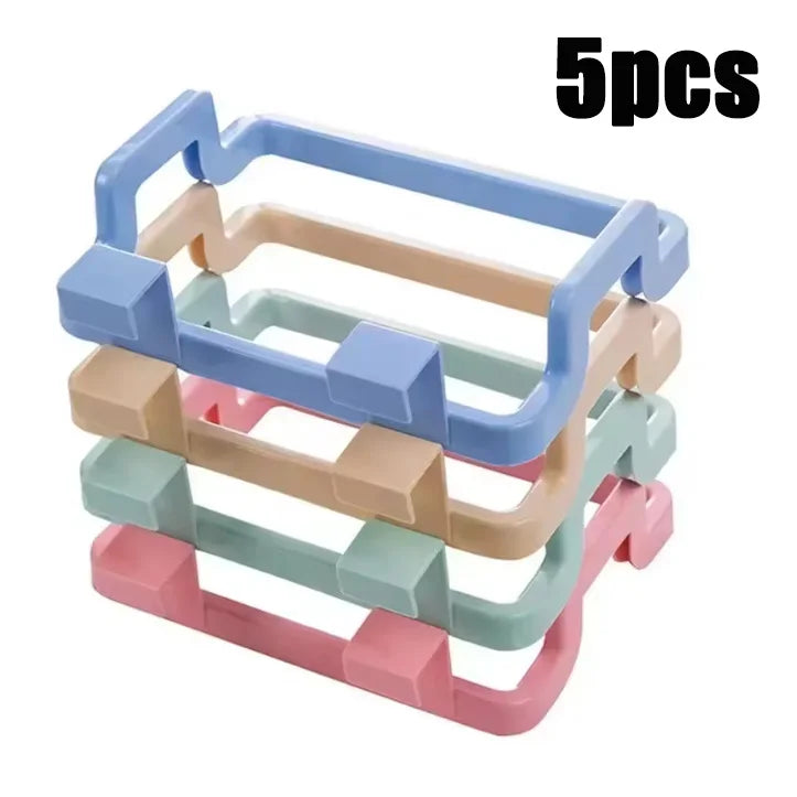 Garbage Hanging Bag Kitchen Trash Storage Rack Bag Hook Scouring Pad Dry Shelf Holder Kitchen Organizer Dish Rack