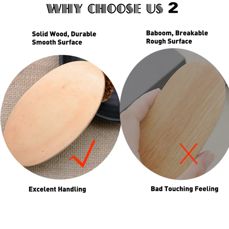 Soft Boar Bristle Wood Beard Brush Hairdresser Shaving Tool Men's Mustache Comb Kit With Bag Beard Hair Comb Set