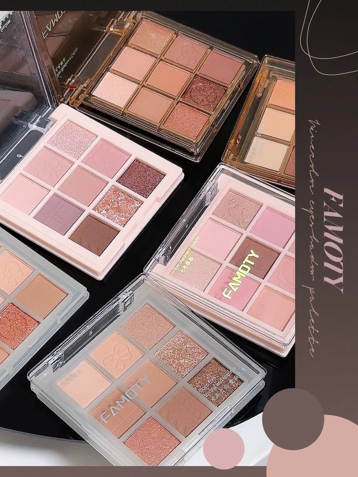 Eyeshadow Palette with Pearlescent & Matte Finishes - 9 Colors Eyeshadow Palette Long-Lasting Makeup Palette,Versatile Makeup