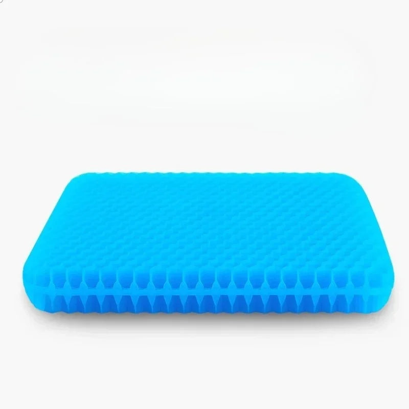 Car Use Square Cooling Breathable Polymer Gel Seat Cushion Anti-slip Hollow Out Design Summer Ice Mat for House Couch and Chairs