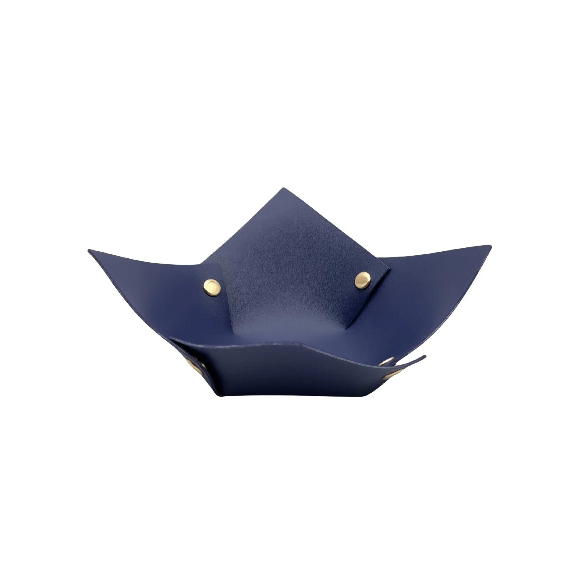 Leather Desktop Storage Box for Living Room Coffee Table Entrance Hall Home Folding Cosmetic Organizer Miscellaneous Items