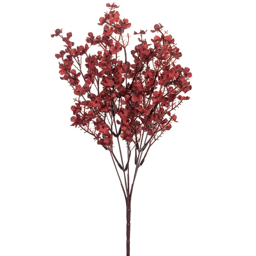 Artificial Flower Silk Gypsophila Peach Home Room Table Outdoor Garden Wedding Bridal Bouquet Festival Party DIY Gift Decoration