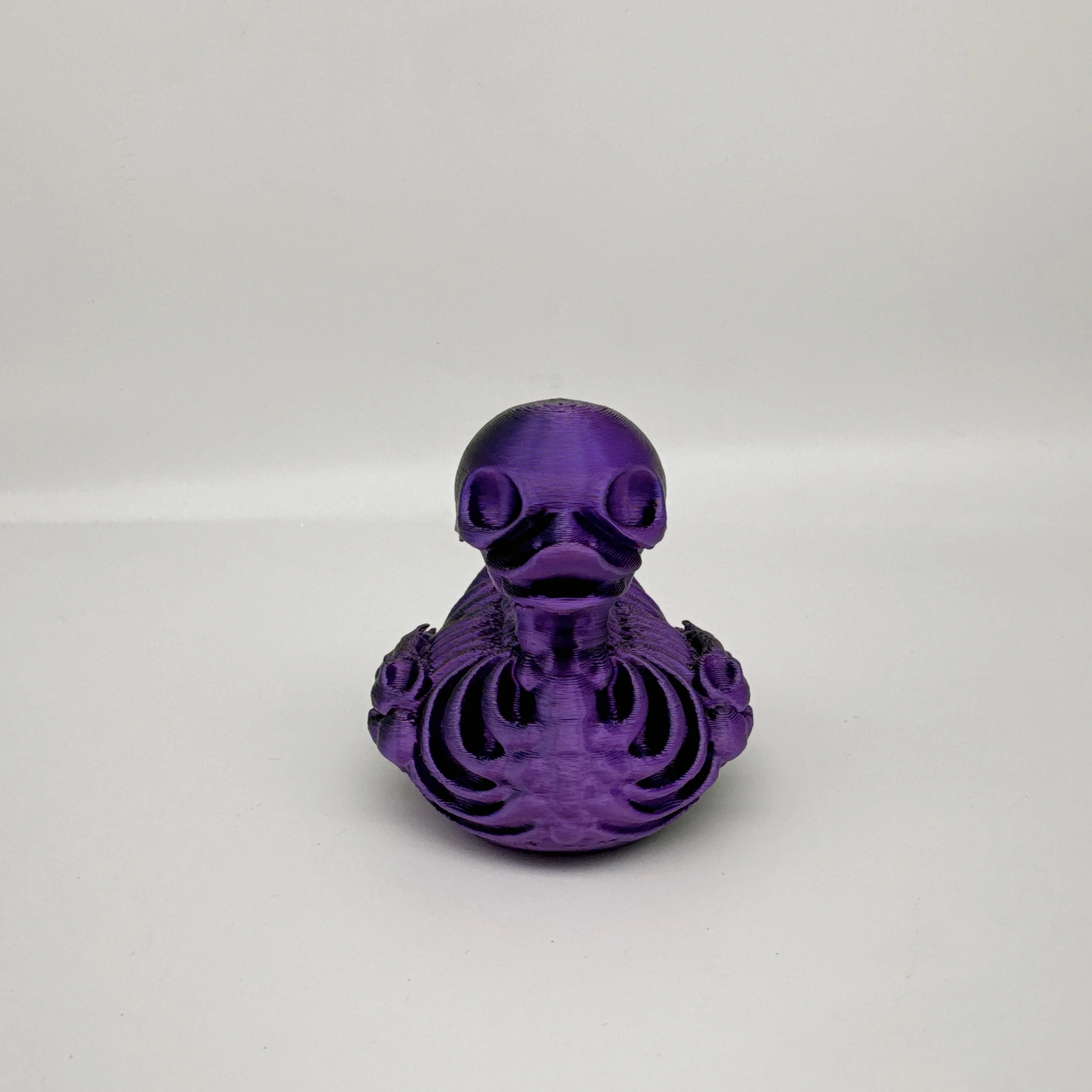 3D Printing, Horror Skull Duck Statue, Durable Plastic Skull Duck Desktop Fine Craft, Halloween Indoor and Outdoor Decoration
