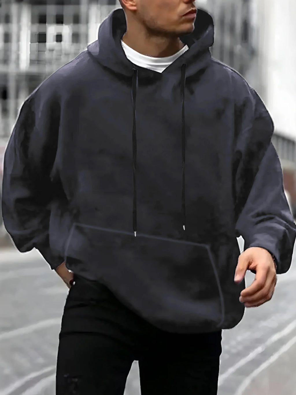 BETTER DAYS fashionable print MenS casual And Cozy Hoodies Trendy Long Sleeve Hooded Sweatshirt Casual versatile Top For Autumn