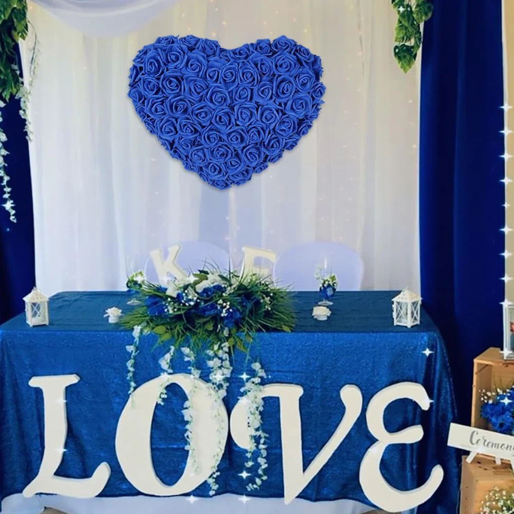 PE Foam Roses Artificial Flowers Wedding Bride Bouquets Festival Decor DIY Gift Wreath Home Table Outdoor Garden Party Hot Sales