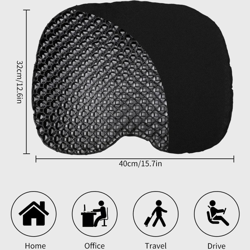 Cushion honeycomb gel summer sitting seat cushion office car seat cushion summer breathable cold pad,suitable for cars