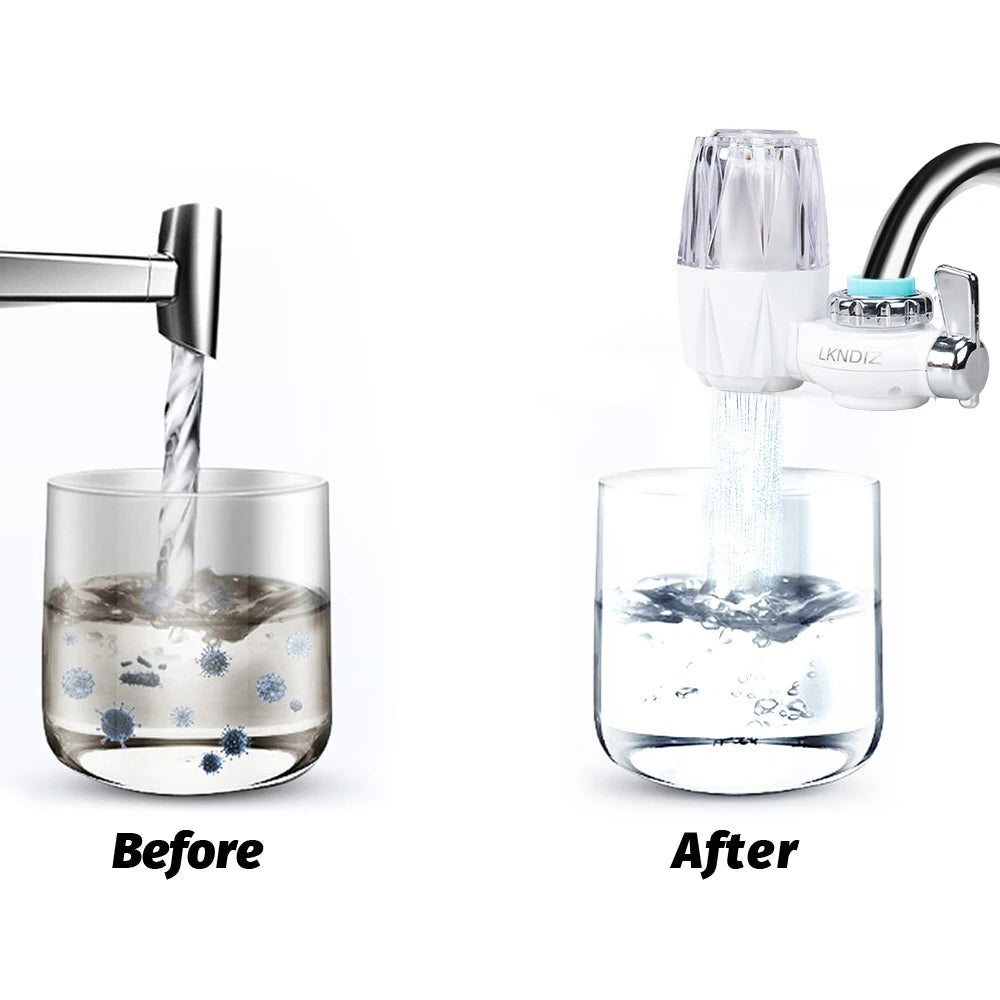 Removable Washable Tap Faucet Water Purifier Small Physical Filtering Kitchen One Filter Element Home Water Purifier
