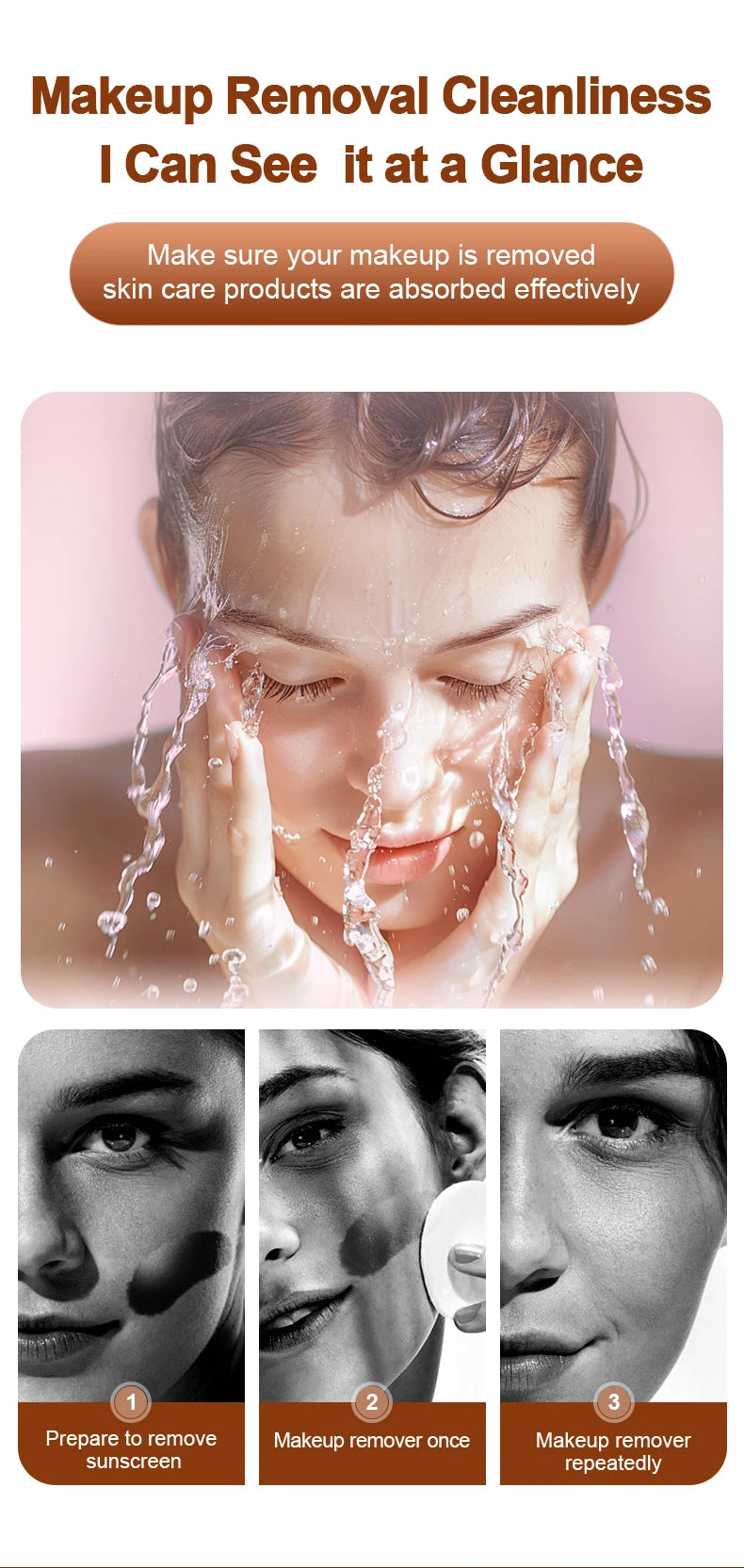 Intelligent UV Resistant Makeup Mirror Portable 2.4-Inch Handheld LED Makeup Mirror Suitable For Travel Sunscreen Makeup Mirrors