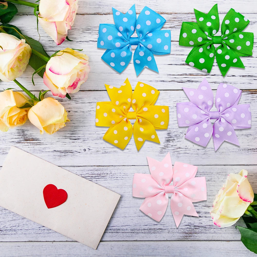 10ps Dog Bow Tie Small Dog Accessories Slideable Dog Bowties Dot Pet Supplies Pet Dog Collar Grooming Accessories For Dogs Cats