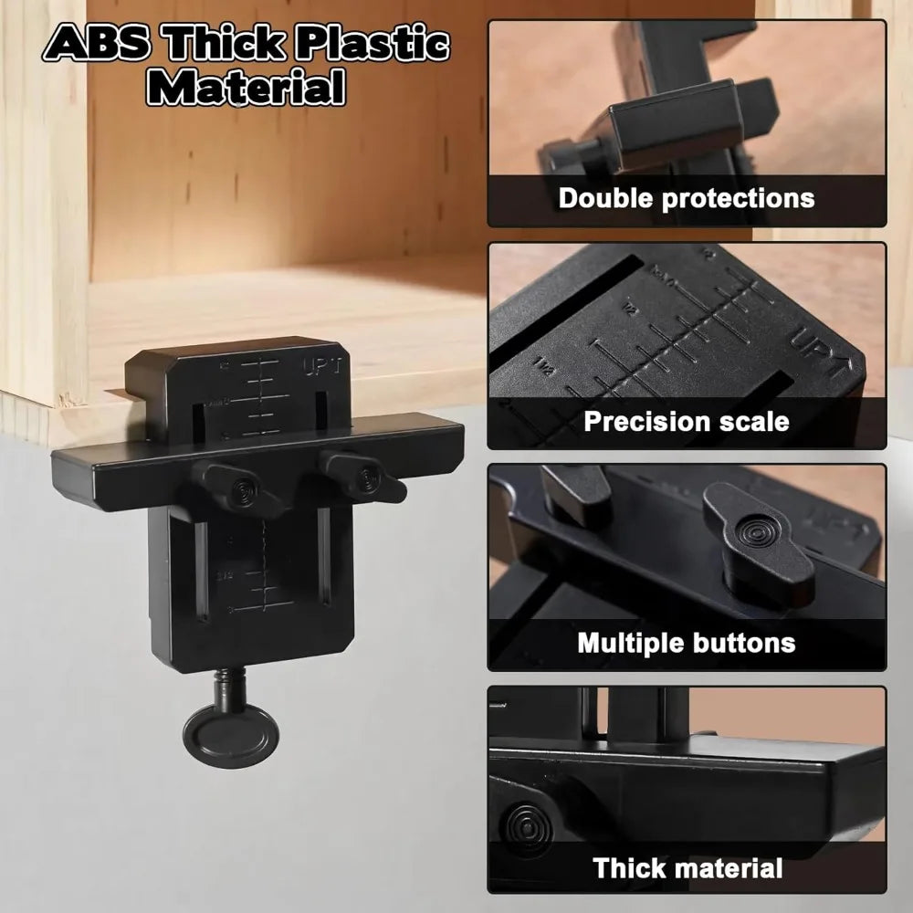 1-4Pcs Cabinet Door Mounting Jig Cabinets Frame Clamp Multi Functional Woodworking Cabinet Door Installation Locator Tools