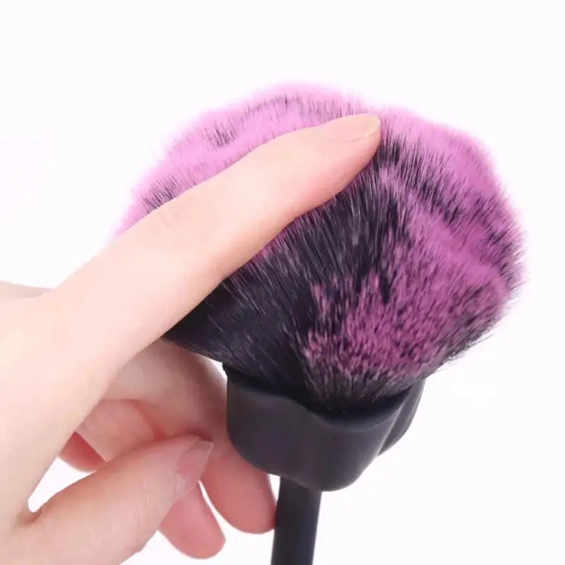 Flower Rose Nail Art Brush Remove Nail Dust Brushes Acrylic UV Gel Polish Powder Cleaning Tool Beauty Makeup Brushes
