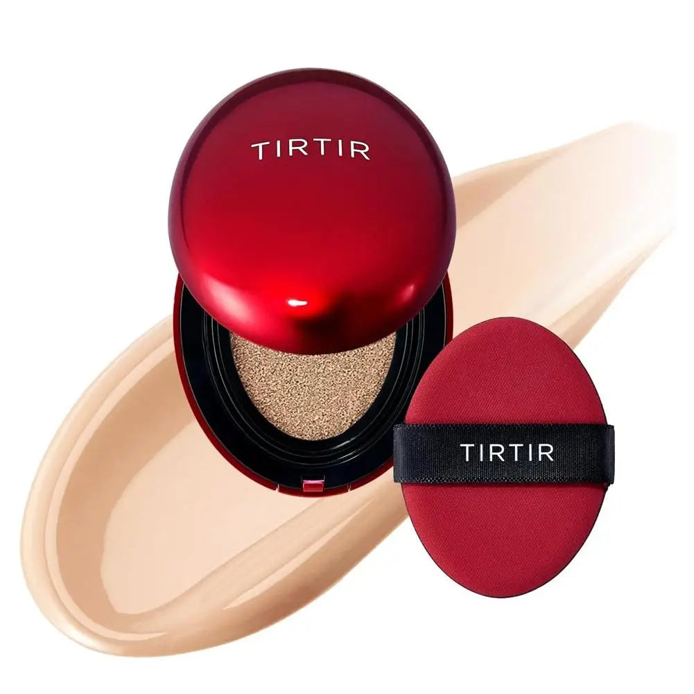Red Foundation Waterproof Cushion Concealer Air Cushion Compact High Coverage Foundation Long Lasting Setting Spray Makeup