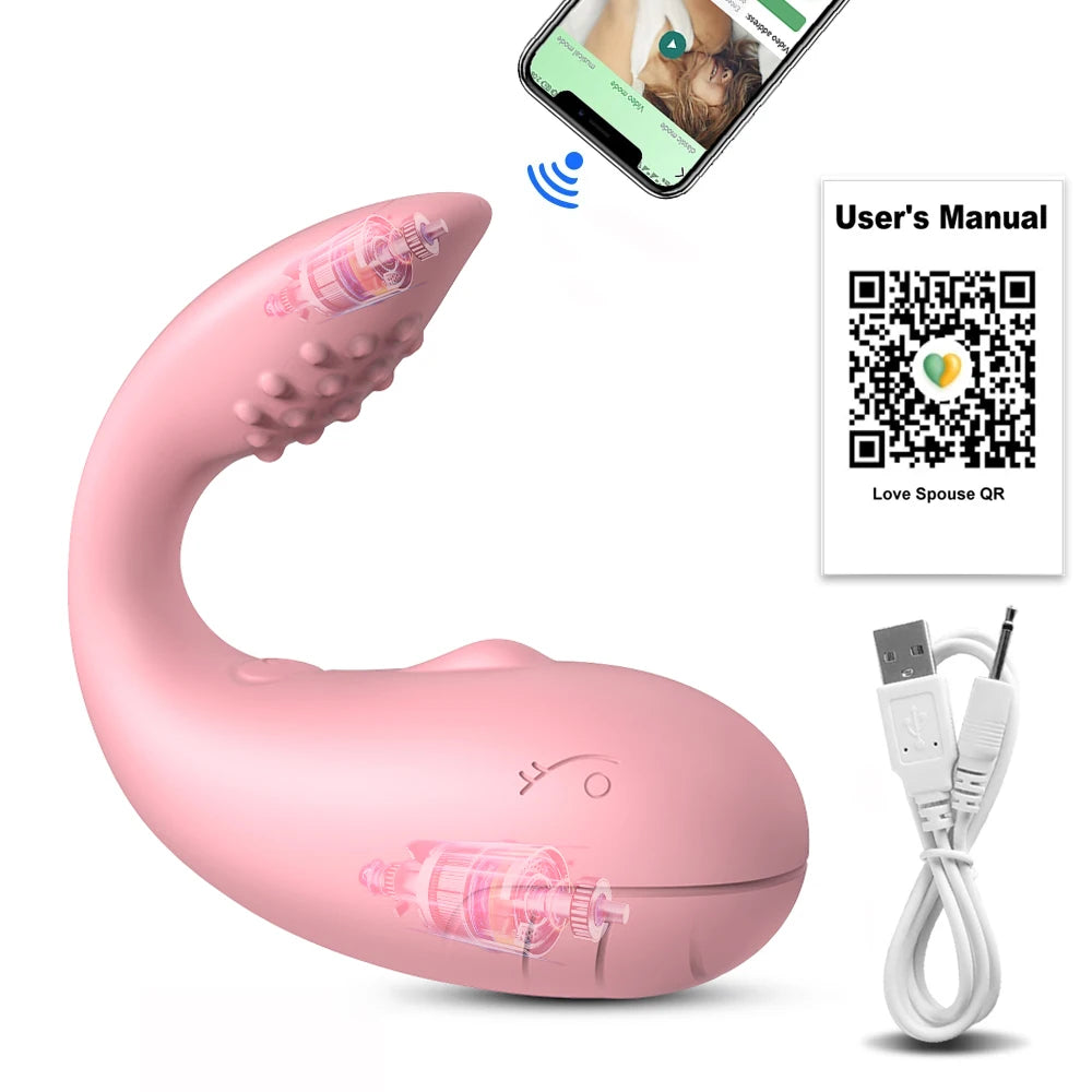 Wireless Bluetooth G Spot Vibrator Women Clitoris Stimulator Female Wearable Panties Vibrator Love Egg Adult Vibrating Sex Toys