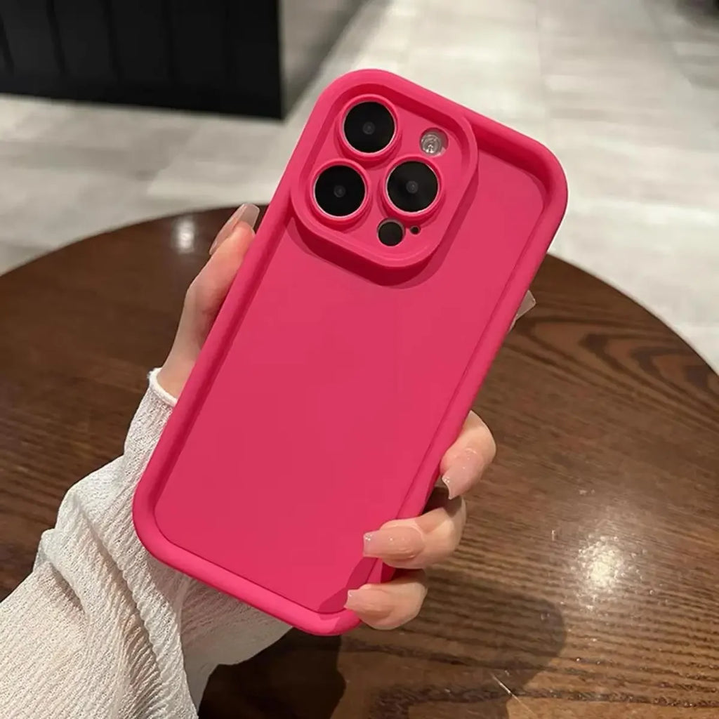 Luxury Candy Color Silicone Case For iPhone 11 13 12 14 15 16 17 Pro Max 15 Pro XS XR XS Max 7 8 PLUS 16E SE Shockproof Cover