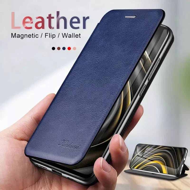 Luxury Leather Flip Case For iPhone 15 14 13 12 11 Pro Max 7 8 Plus XR X XS Mini SE 2020 2022 Cover Fundas Coque Carcasa Etui