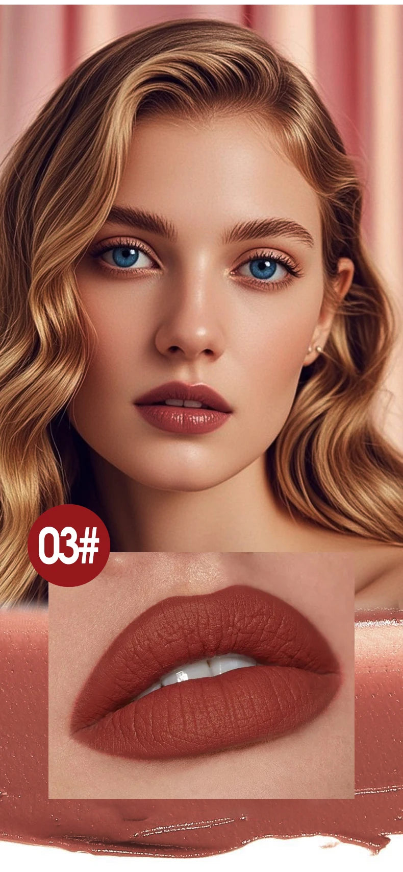 Velvet Soft Matte Lip Glaze Waterproof Long Lasting Moisturizing Non Transfer Lipstick Makeup Cosmetics Beauty Health