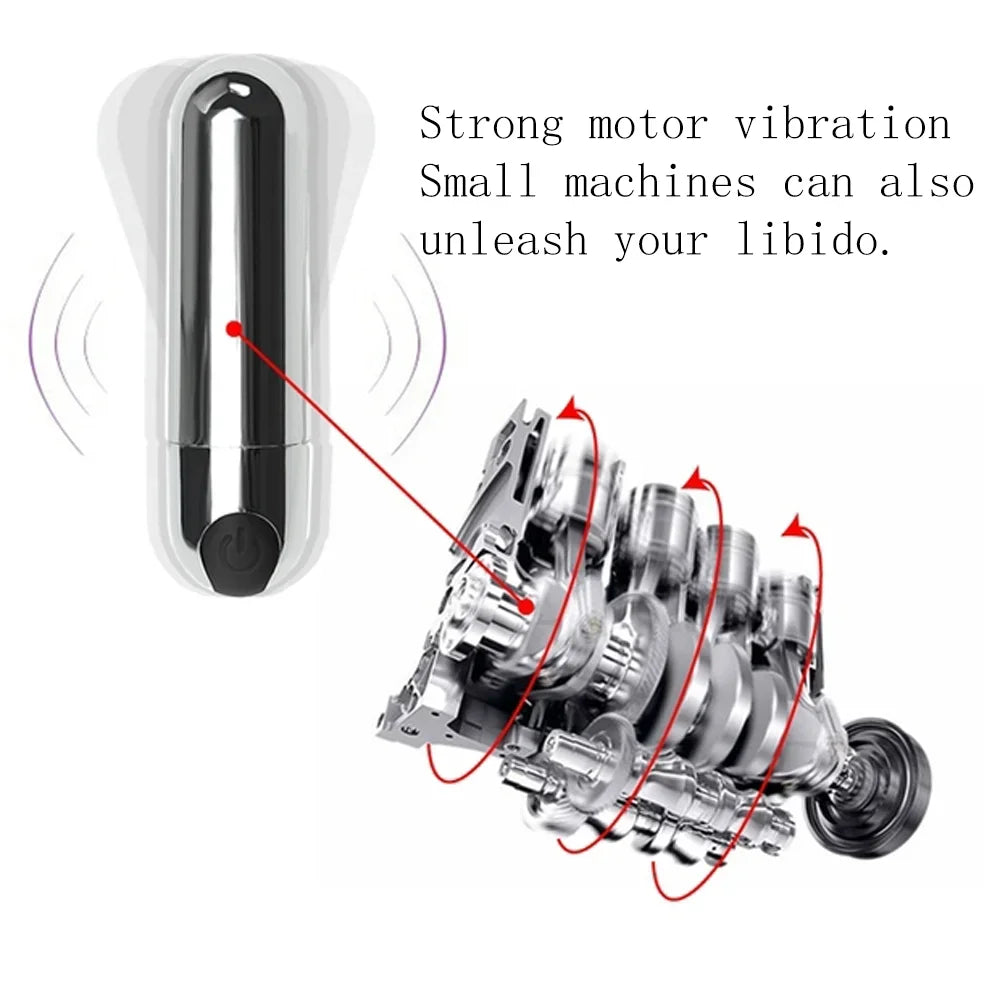 Mini Bullet Vibrator For Female Rechargeable Pocket Dildo G Spot Masturbator Stimulating Nipples Massager For Women Sex Toys