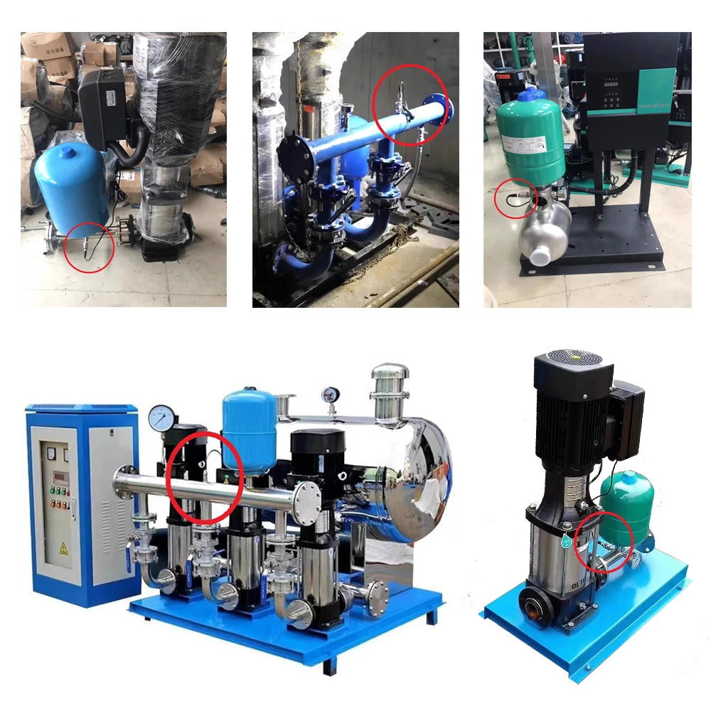 0.5%FS Pressure Transducer 0-1/1.6/2.5Mpa IP68 PT506 Pressure Transmitter Variable Frequency Water Pump Sensor DC24V G1/4 4-20mA