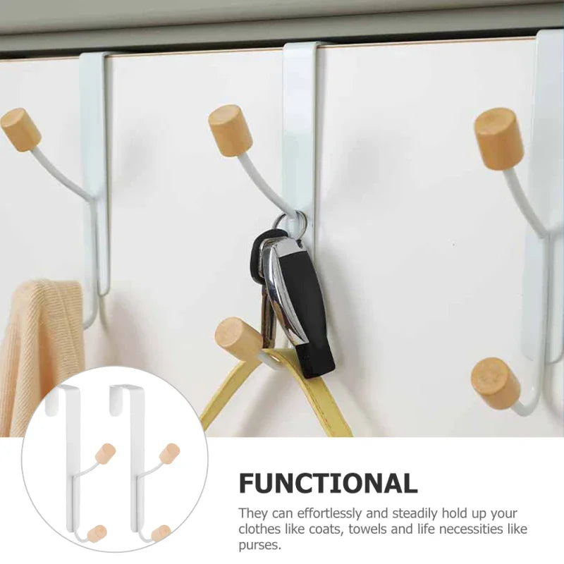 Bedroom Hook Behind the Door Coat Hanger Clothes Hanging Rack Home Storage Organization Door Back Purse Handbag Holder Hat Hook