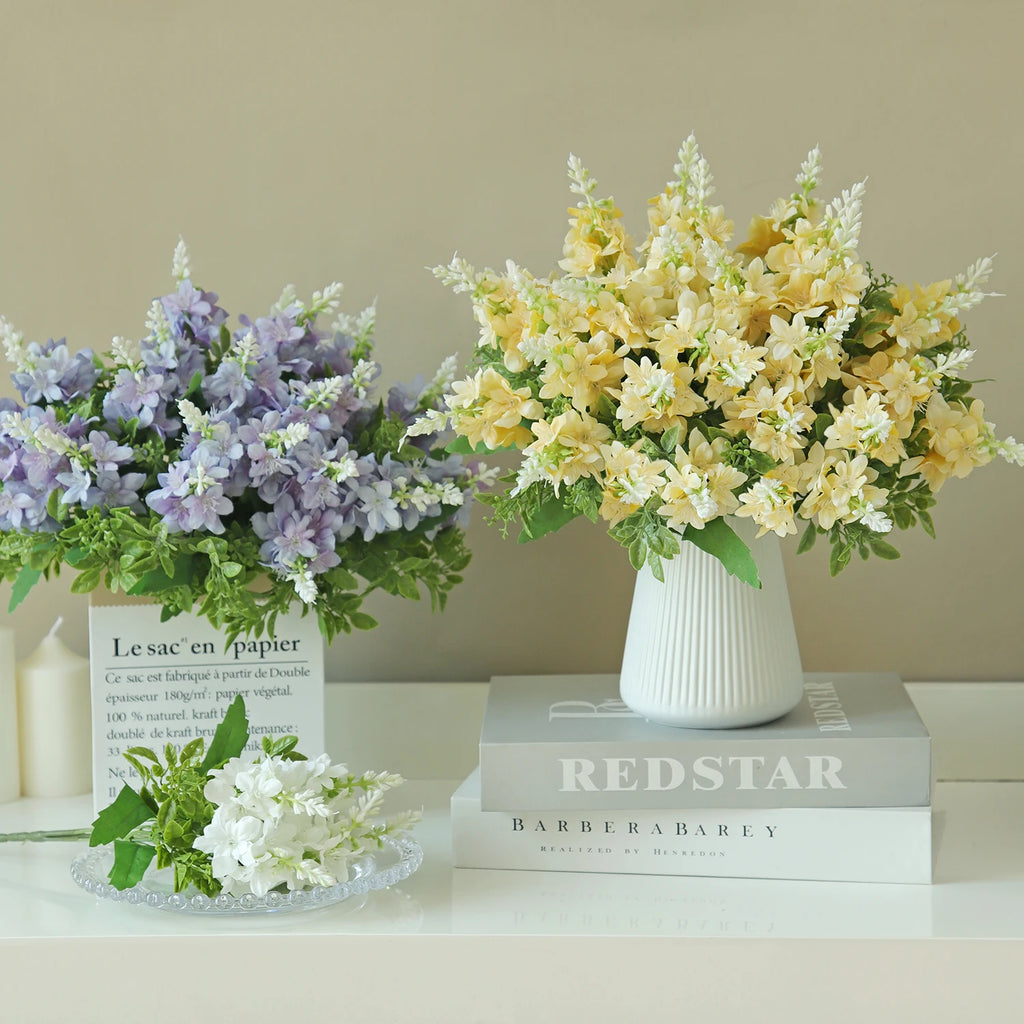 Silk Yucca Gloriosa Artificial Flowers Wedding Home Christmas Decorations Wreath Bridal Bouquet Table Simple Dainty Arrangements