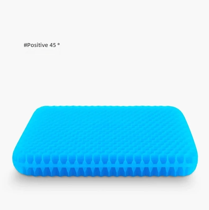 Car Use Square Cooling Breathable Polymer Gel Seat Cushion Anti-slip Hollow Out Design Summer Ice Mat for House Couch and Chairs