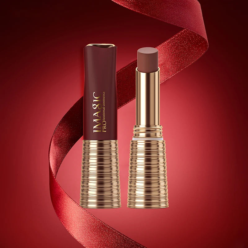 IMAGIC Lipstick Matte Long Lasting  No-stick Lipstick Waterproof Makeup Lip Stick Smudge-free Classic Highly Pigmented Lip Tint
