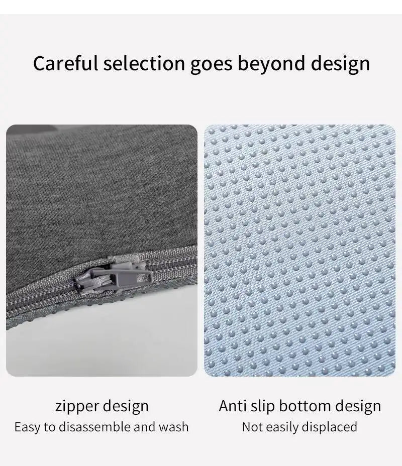 Breathable Comfortable Office Chair Memory Foam Seat Non Slip Orthopedic Prostate Cushion for Tailbone Sciaticaback Pain Relief