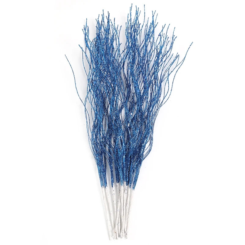 5Pcs Glitter Artificial Berry Bouquet Christmas Tree Ornament for Home Decor New Year 2026 Navidad DIY Wreath Gifts Accessories