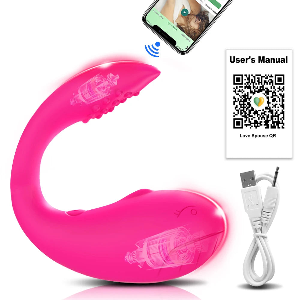 Wireless Bluetooth G Spot Vibrator Women Clitoris Stimulator Female Wearable Panties Vibrator Love Egg Adult Vibrating Sex Toys