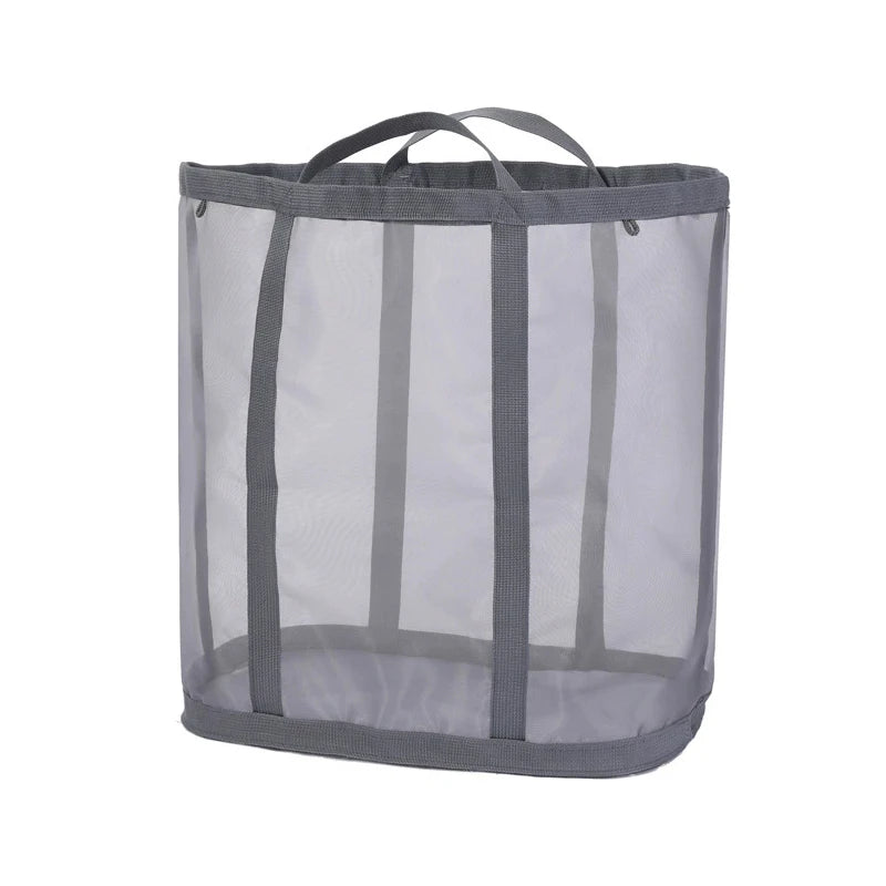 Collapsible Laundry Hamper with Reinforced Handle for Bathroom Clothes Basket Dirty Laundry Basket Home Organization Supplies