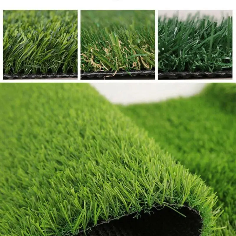 Artificial Turf Grass Lawn Realistic Synthetic Mat Washable Turf Outdoor Garden Decor Fake Grass Mat Carpet Indoor