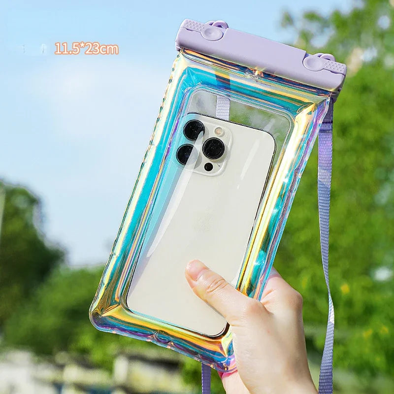Swimming Bags Waterproof Phone Case  For iPhone 15 14 13 12 11 Pro Max X Xiaomi 13 Samsung S23 Universal Waterproof Bag