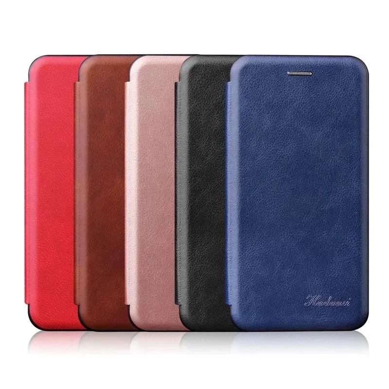 Luxury Leather Flip Case For iPhone 15 14 13 12 11 Pro Max 7 8 Plus XR X XS Mini SE 2020 2022 Cover Fundas Coque Carcasa Etui