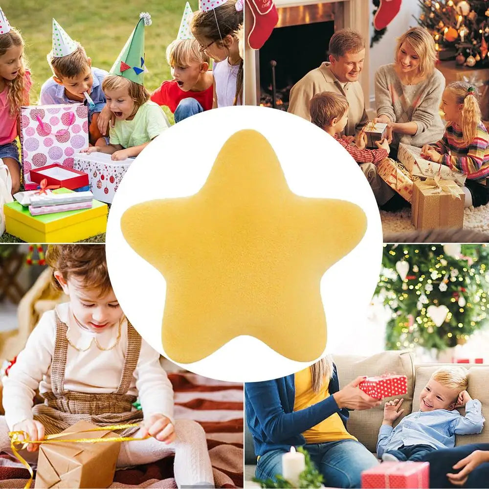 Star Throw Pillow Plush Doll Toy Super Soft Sleeping Pillow Sofa Cushion Bedroom Ornaments Office Girl Birthday Gift