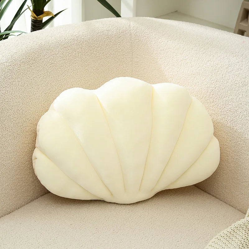 Shell Colorful Shell Plush Pillow,Cute Sofa Home Decoration Pillow,High Quality Creative Throw Pillow, Soft Velvet Cushion