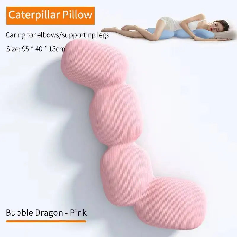Memory Foam Hold In Bed Sleeping Body For Pregnant Women Sleeper Ice Silk Comfort Long Pillow Orthopedic Decorative Cushion