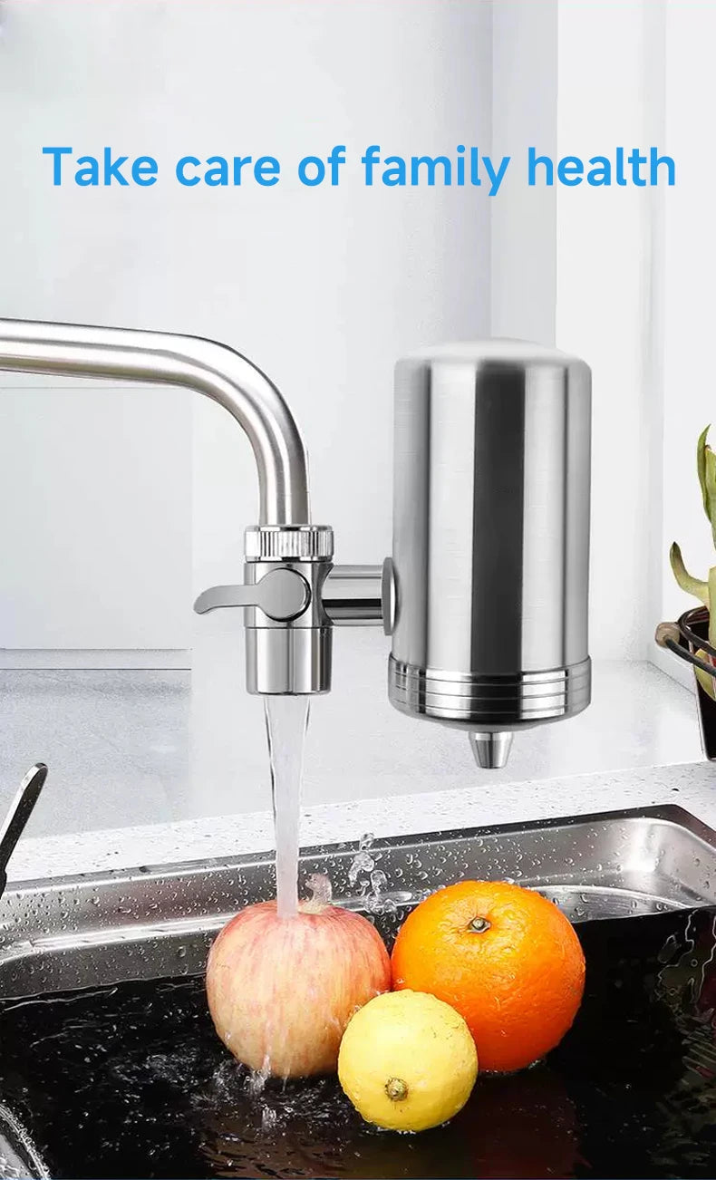 Kitchen Stainless Steel Faucet Water Filter Pre-filter Purifier Household Tap Water Direct Drinking