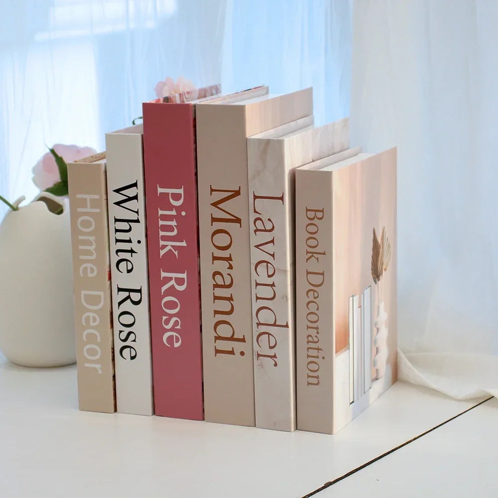 3Pcs Foldable Fashion Fake Books Living Room Decoration Designer Books Coffee Table Ornaments Club Hotel Room Villa Prop Books